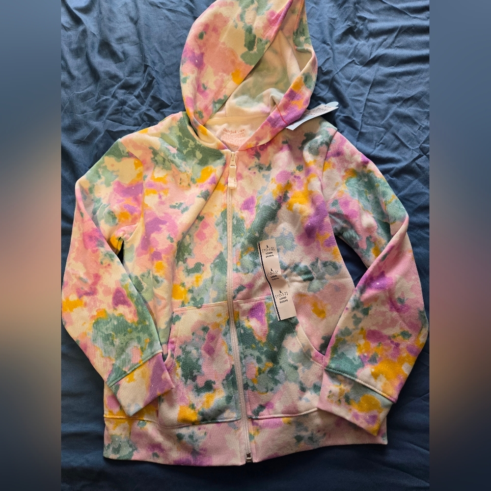 Girls tie dye hoodie